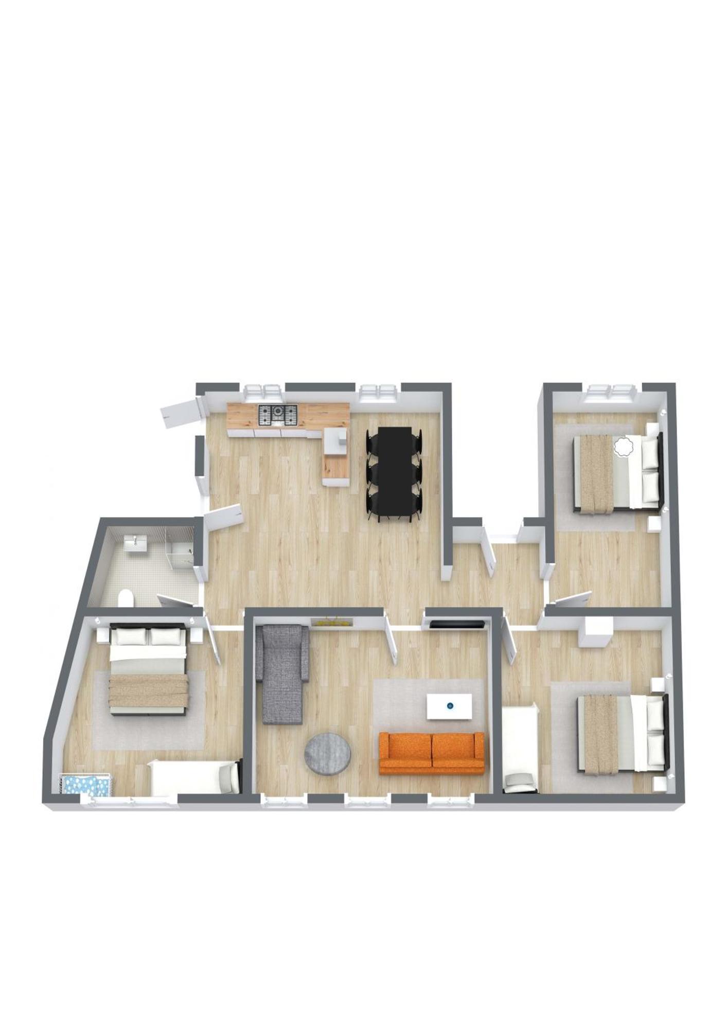 Large Apartment In Central Copenhagen By Tivoli Gardens Стая снимка
